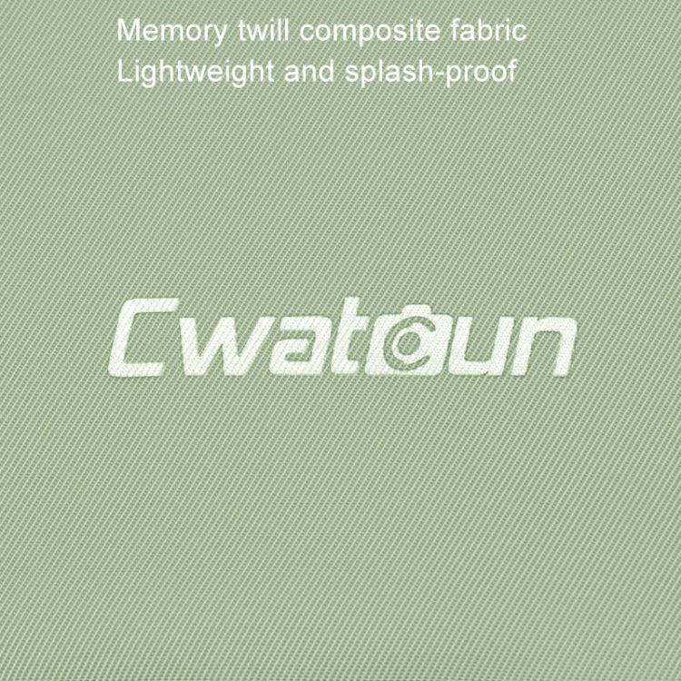 Cwatcun D159 Cloud Drawstring Camera Bag Shoulder Crossbody Photo Bag(Light Green) by Cwatcun