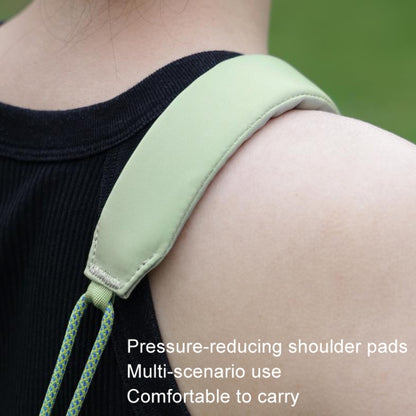 Cwatcun D159 Cloud Drawstring Camera Bag Shoulder Crossbody Photo Bag(Light Green) by Cwatcun