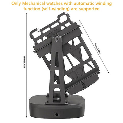 Rechargeable Timer Version Automatic Watch Winder Storage Display Stand Mechanical Watches Silent Rotomat by bashfashion