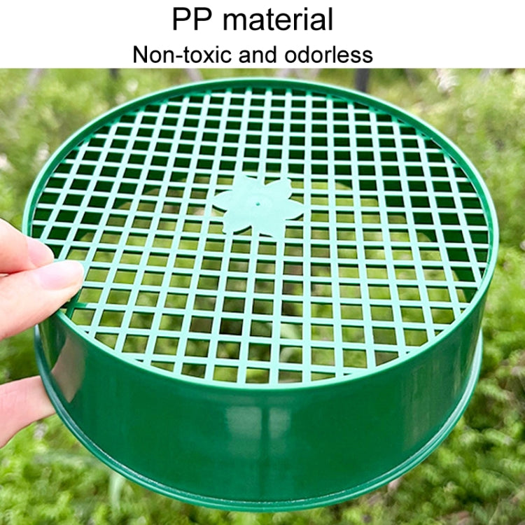 Home Planting Gardening Sieve Tool Sand And Soil Filter Screen, Diameter: 16cm(Green) by bashfashion