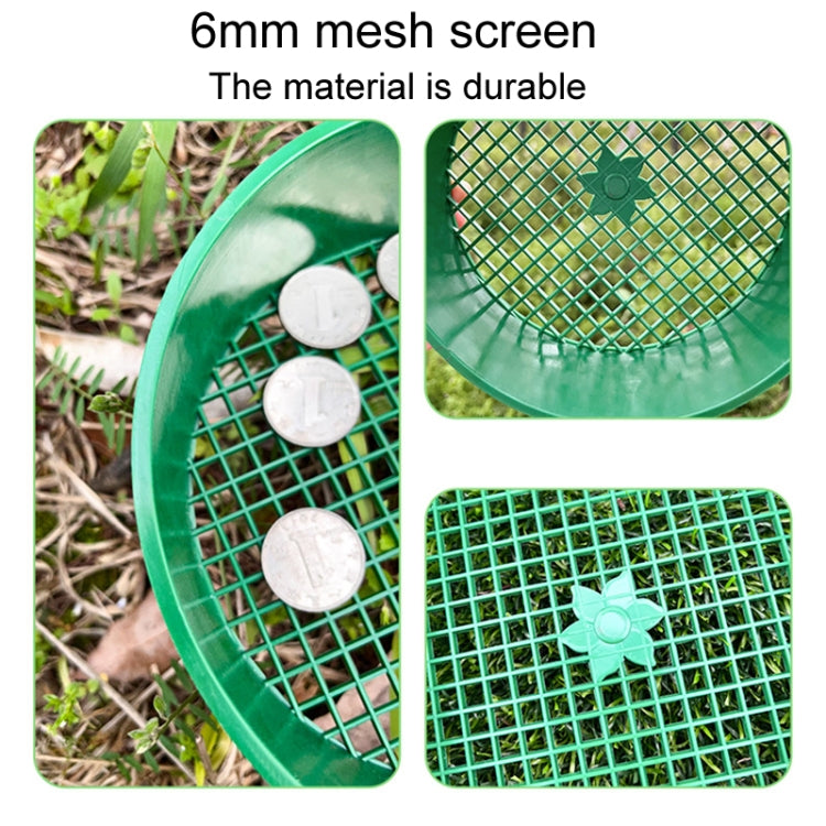 Home Planting Gardening Sieve Tool Sand And Soil Filter Screen, Diameter: 16cm(Green) by bashfashion