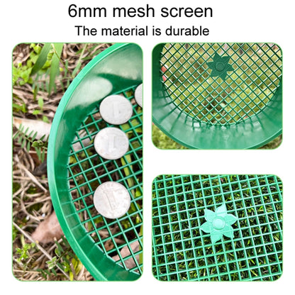 Home Planting Gardening Sieve Tool Sand And Soil Filter Screen, Diameter: 16cm(Green) by bashfashion