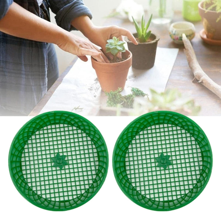 Home Planting Gardening Sieve Tool Sand And Soil Filter Screen, Diameter: 16cm(Green) by bashfashion