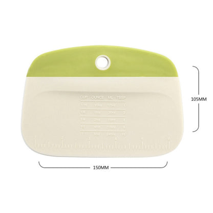 Kitchen Household Pasta Cutter Baking Plastic Squeegee Tool(Green) by bashfashion