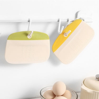 Kitchen Household Pasta Cutter Baking Plastic Squeegee Tool(Yellow) by bashfashion