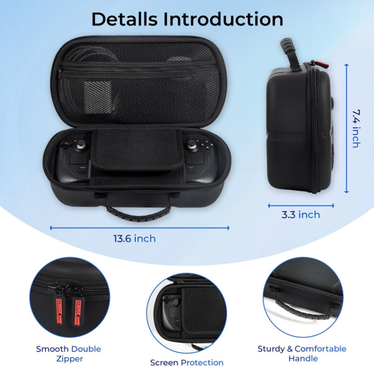 STARTRC GAMES Palm Universal Crossbody Shoulder Bag Handheld Storage Bag(Black) by STARTRC GAMES