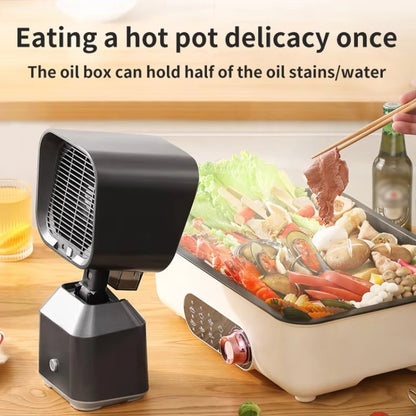 Desktop Range Hood Barbecue Small Movable Liftable Extractor Hood 2 Wind Speeds Adjust UK Plug by bashfashion