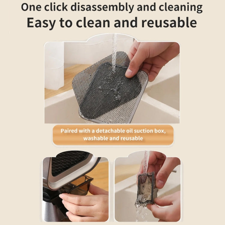 Desktop Range Hood Barbecue Small Movable Liftable Extractor Hood 2 Wind Speeds Adjust UK Plug by bashfashion