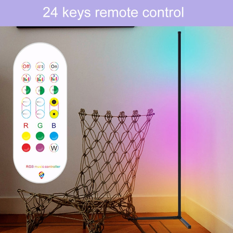 1.42m 5V Bluetooth Wall Corner Ambient Light APP Remote Control Bedroom Floor Lamp by bashfashion