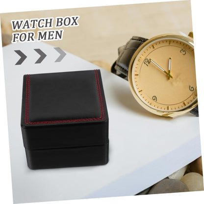 BINBOND Watch Packaging Box Gift Box, Spec: Black Leather by BINBOND