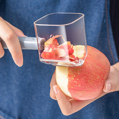 Kitchen Stainless Steel Long Handle Single Heads Vegetable And Fruit Peeler(Gray) by bashfashion