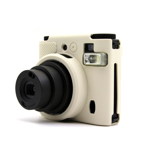 For FUJIFILM INSTAX MINI 99 Camera Protective Silicone Case(Beige) by bashfashion