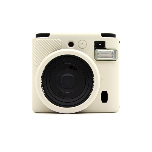 For FUJIFILM INSTAX MINI 99 Camera Protective Silicone Case(Beige) by bashfashion
