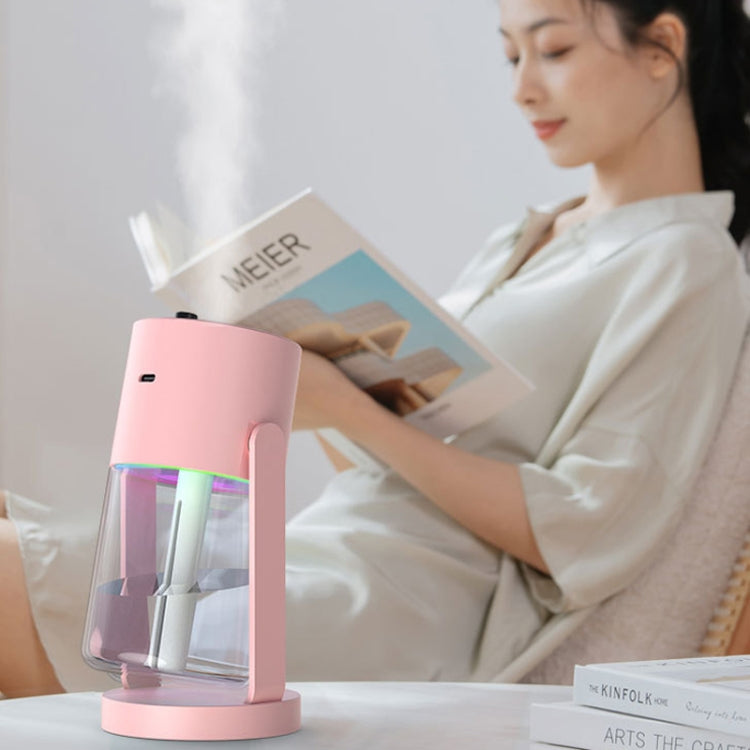 280ml Star Projection Light Humidifier USB Car Diffuser Humidifier Household Hydrating Atomizer, Color: Pink by bashfashion