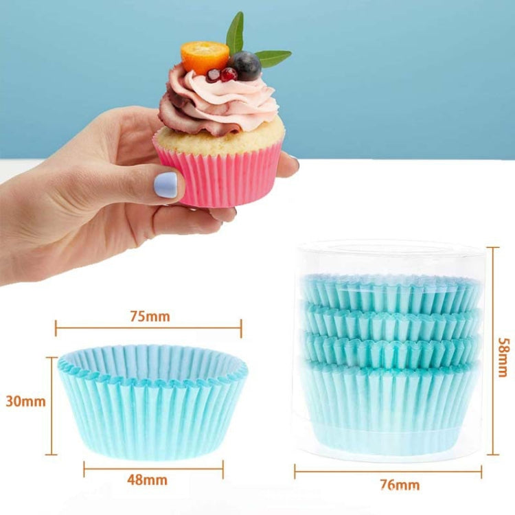 100pcs /Box Baking Utensils Cake Paper Cups Muffins Paper Cupcake Wrappers Oil-proof Chocolate Cake Tray(Coffee) by bashfashion