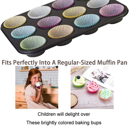 100pcs /Box Baking Utensils Cake Paper Cups Muffins Paper Cupcake Wrappers Oil-proof Chocolate Cake Tray(Coffee) by bashfashion