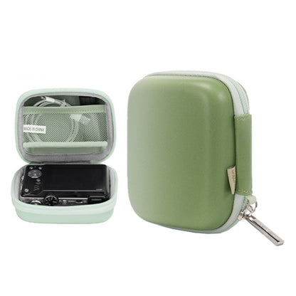 Cwatcun H45 Mini Storage Bag Small Microslice Digital Camera Bag PU Waterproof Hard Shell Bag(Green) by Cwatcun