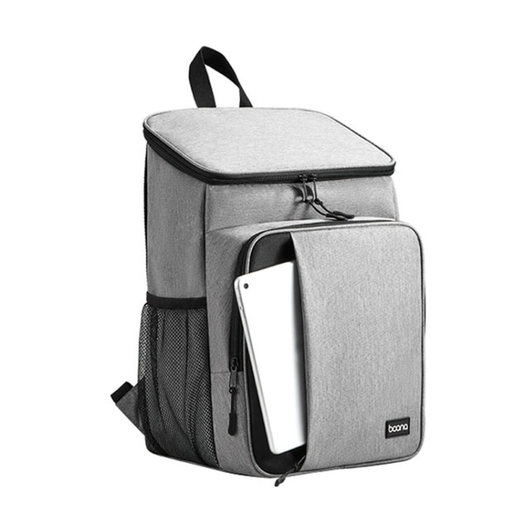 Baona BN-K012 Multifunctional Large-capacity Laptop Backpack Business Backpack(Gray) by Baona