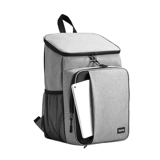 Baona BN-K012 Multifunctional Large-capacity Laptop Backpack Business Backpack(Gray) by Baona