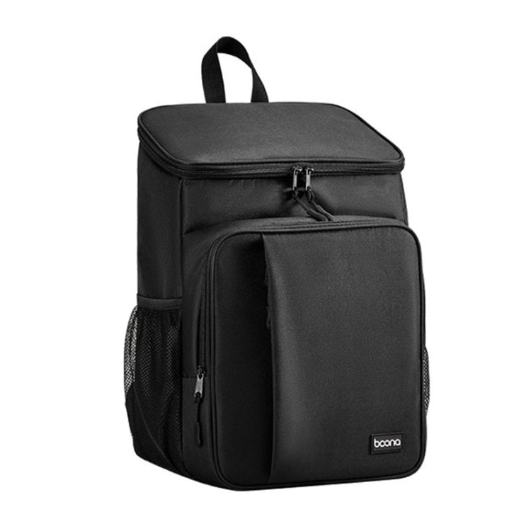 Baona BN-K012 Multifunctional Large-capacity Laptop Backpack Business Backpack(Black) by Baona