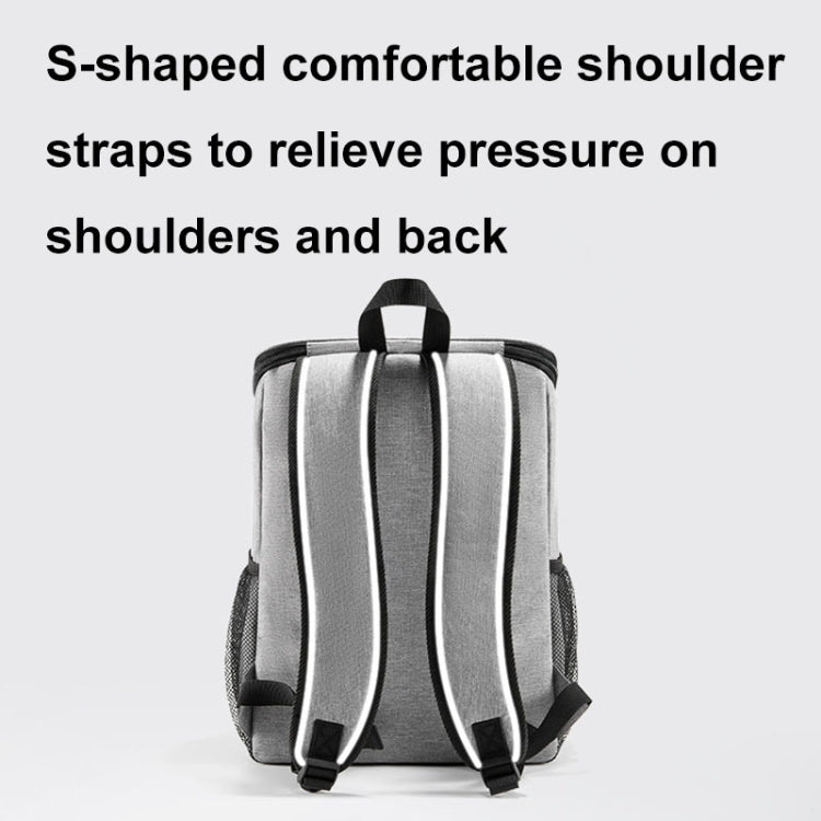 Baona BN-K012 Multifunctional Large-capacity Laptop Backpack Business Backpack(Gray) by Baona