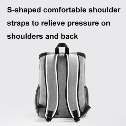 Baona BN-K012 Multifunctional Large-capacity Laptop Backpack Business Backpack(Gray) by Baona