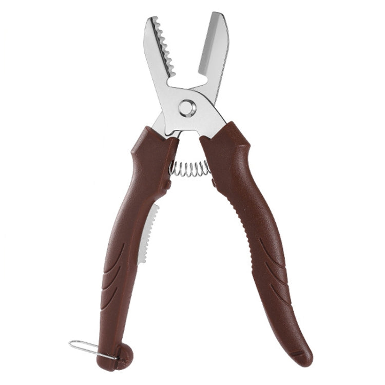 Multifunctional Chestnut Shelling Tool Quick Peeling Chestnut Knife(Dark Brown) by bashfashion