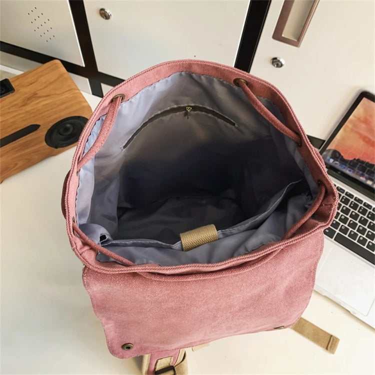 Travel Canvas Backpack Large Capacity School Bags for Teenage Girls and Boys(Pink) by bashfashion