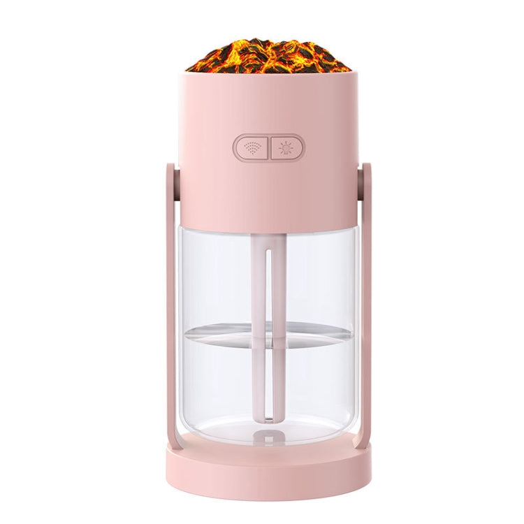280ml Volcano Cup Rotating Air Humidifier Mini Colorful Ambient Light Car Aroma Diffuser(Pink) by bashfashion