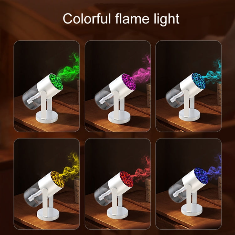 280ml Volcano Cup Rotating Air Humidifier Mini Colorful Ambient Light Car Aroma Diffuser(Pink) by bashfashion