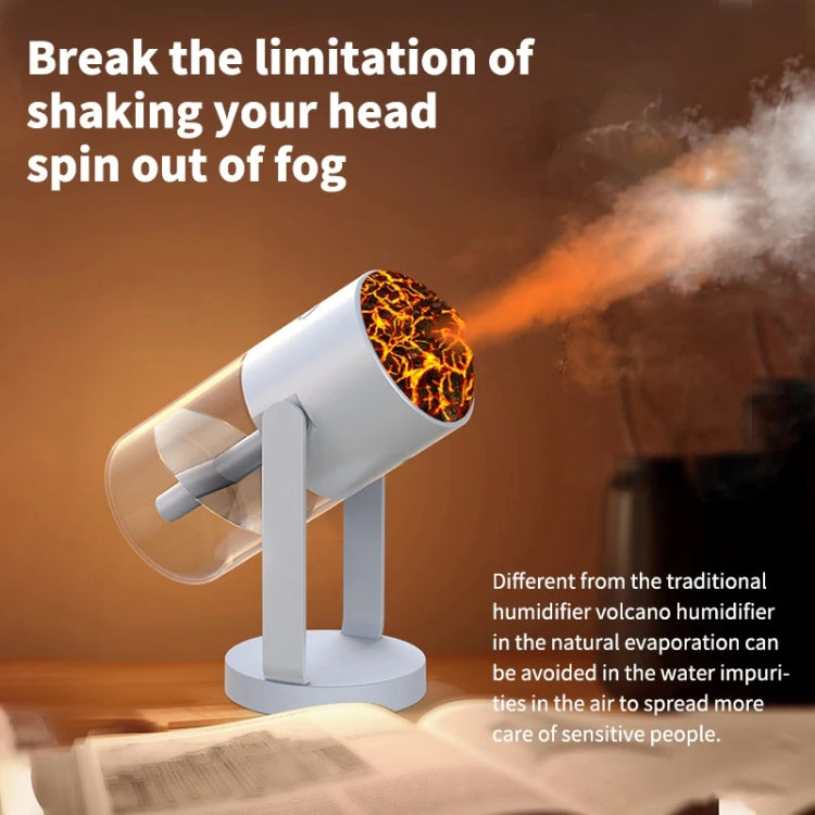 280ml Volcano Cup Rotating Air Humidifier Mini Colorful Ambient Light Car Aroma Diffuser(Pink) by bashfashion