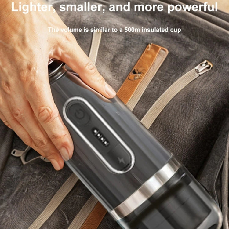 3 In 1 Automatic Wireless Italian Capsule Coffee Machine Portable Rechargeable Heating Coffee Maker(Black) by bashfashion