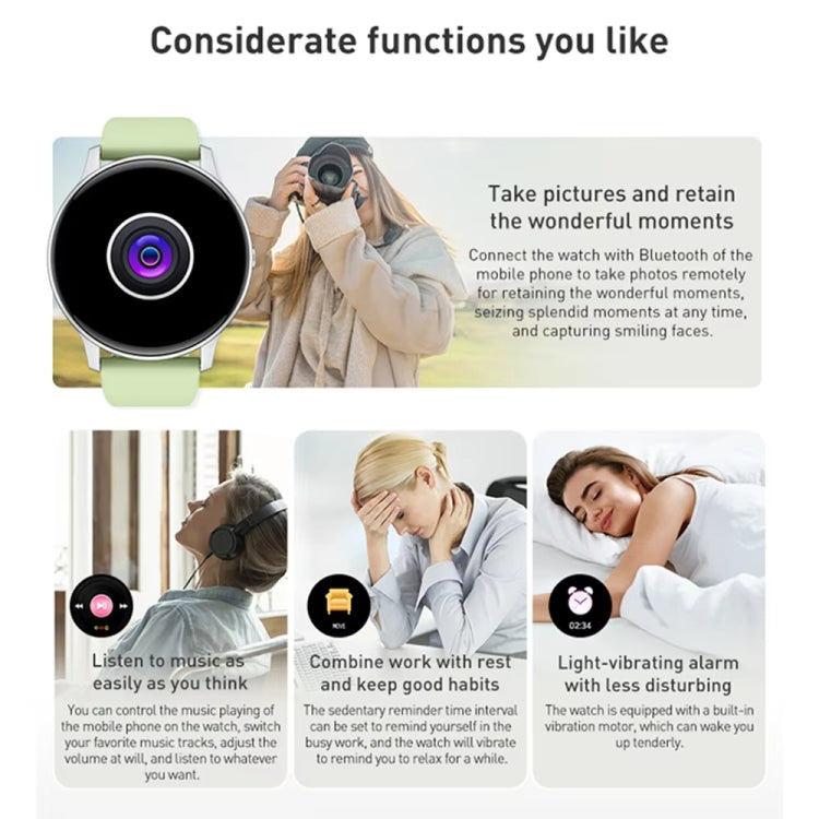 Bluetooth Talk Smartwatch Multi-Function Monitor Heart Rate / Blood Pressure / Blood Oxygen / Sleep(Blue) by bashfashion