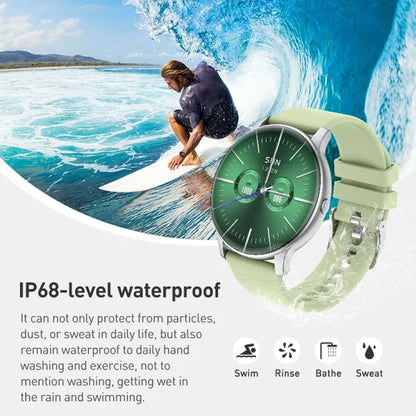 Bluetooth Talk Smartwatch Multi-Function Monitor Heart Rate / Blood Pressure / Blood Oxygen / Sleep(Pink) by bashfashion