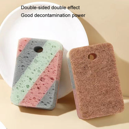 5pcs Kitchen Cleaning Sponge Wipe Rag Dishcloth by bashfashion