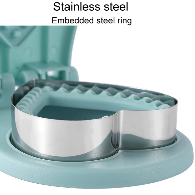 Love Sandwich Sealing Mould Household DIY Baking Tools(Blue) by bashfashion