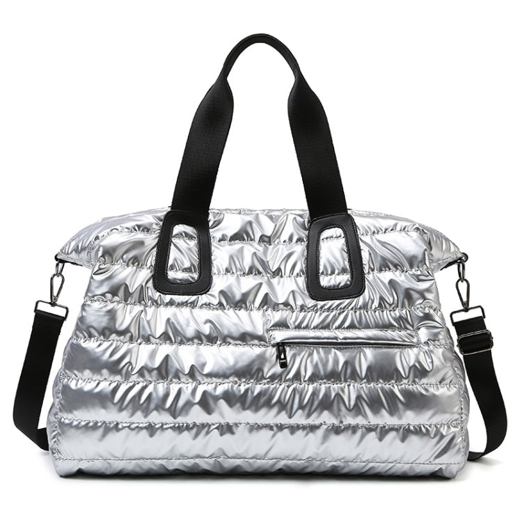 Large Capacity Short-distance Travel Bag Swimming Training Sports Fitness Handbag(Silver Gray) by bashfashion