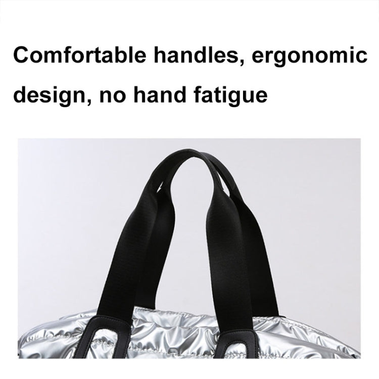 Large Capacity Short-distance Travel Bag Swimming Training Sports Fitness Handbag(Silver Gray) by bashfashion