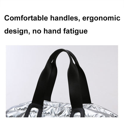 Large Capacity Short-distance Travel Bag Swimming Training Sports Fitness Handbag(Silver Gray) by bashfashion