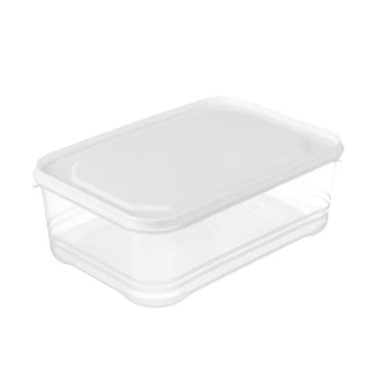 2000ml Refrigerator Storage Box Large Capacity Transparent Fresh Food Organiser by bashfashion