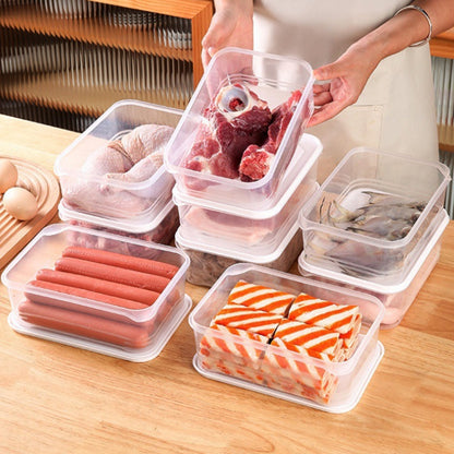 2000ml Refrigerator Storage Box Large Capacity Transparent Fresh Food Organiser by bashfashion