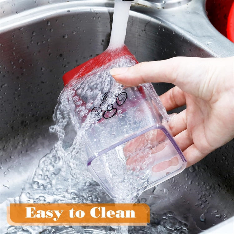 Multifunctional Household Kitchen Fruit And Vegetable Slicer With Push Plate(Red) by bashfashion