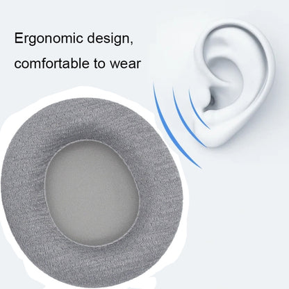 1pair For SteelSeries Arctis Nova 3 / 5 / 7 / Pro Wired Headphone Sponge Cover, Color: Gray Net by bashfashion