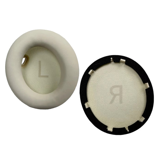 1pair For Anker Soundcore Space One S1 Headphone Leather Sponge Cover(White) by bashfashion