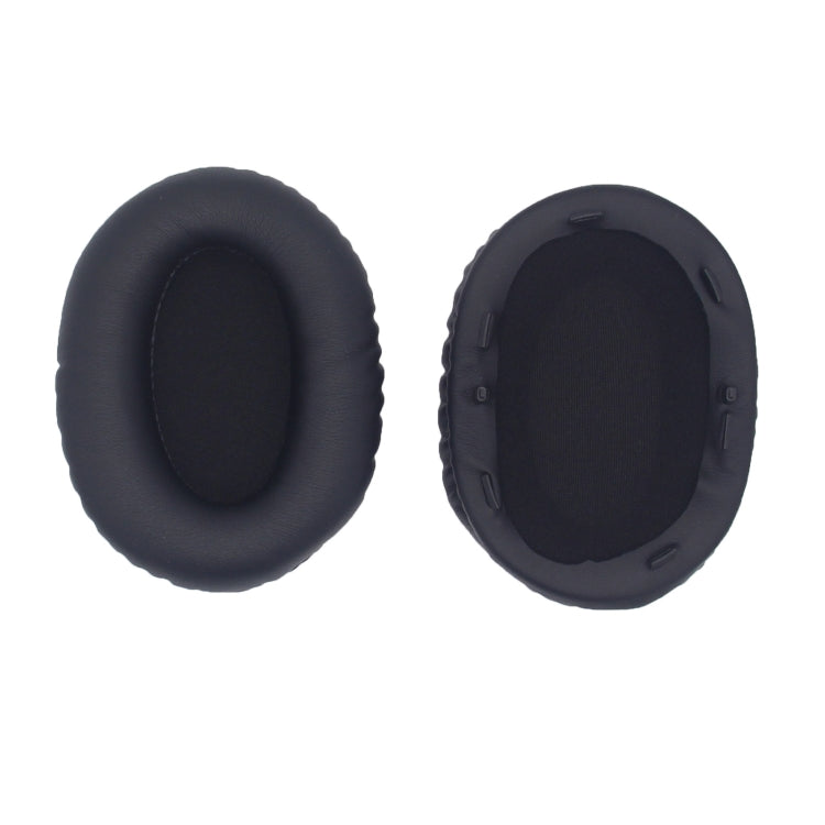 1pair For Razer Opus X Headphone Replacement Sponge Cover Ear Pad Accessories(Black Leather) by bashfashion