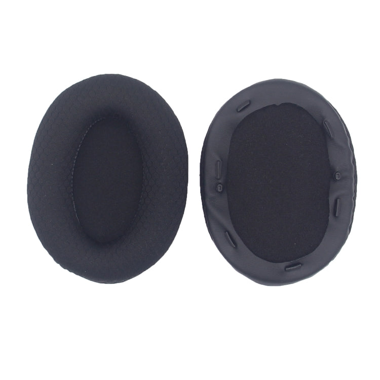1pair For Razer Opus X Headphone Replacement Sponge Cover Ear Pad Accessories(Black Net) by bashfashion