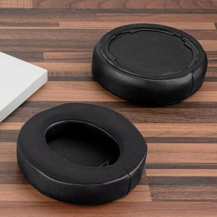 1pair For Alienware AW310H / AW510H Ice Gel Headphone Leather Cover Sponge Cover Earmuffs(Black) by bashfashion