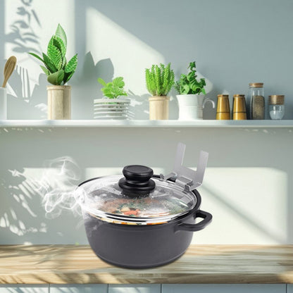 Household Stainless Steel Pot Lid Keeper With Silicone Gasket Kitchen Lid Holder(FS-24140) by bashfashion