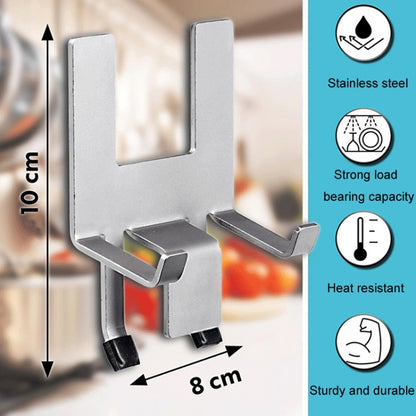 Household Stainless Steel Pot Lid Keeper With Silicone Gasket Kitchen Lid Holder(FS-24140) by bashfashion