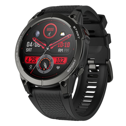 Outdoor Sports Smart Watch 1.43 Inch Ultra HD AMOLED Screen Bluetooth Talking Watch(Black) by bashfashion